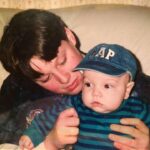 Josh with little brother Kyle, 1999.